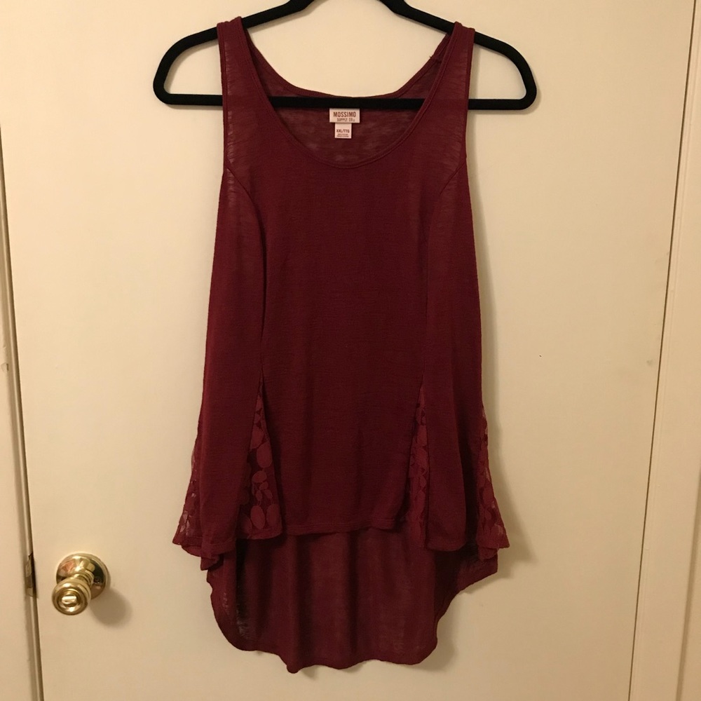 Red tank top